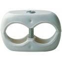 Collier de serrage double plastique 13x13 mm (Par 100)