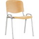 Chaise ISO Holz noir/Hetre (Par 4)
