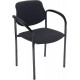 Chaise STYL m.Arml. noir./anth. (Par 4)
