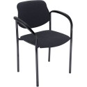 Chaise STYL m.Arml. noir./anth. (Par 4)