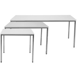 Table 1800x800 mm gris clair/gris clair