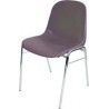 Chaise coquille BETA chrom/anthracite (Par 4)