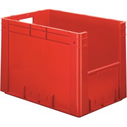 Caisse de transport gerbable VTK 600/420-4 rouge (Par 2)
