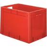 Caisse de transport gerbable VTK 600/420-0 rouge (Par 2)