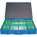Casier de rangement en métal 440x330x 66mm 8 boites interchangeables