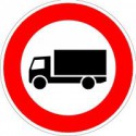 Panneau VKZ .253 Ronden 600mm Interdit aux camion de plus de 3,5 Tonnes