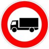 Panneau VKZ .253 Ronden 600mm Interdit aux camion de plus de 3,5 Tonnes