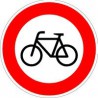 Panneau VKZ .254 Ronden 600mm Interdit aux cyclistes