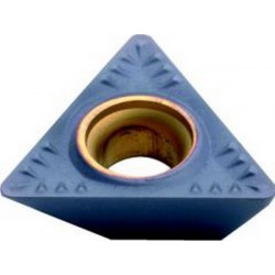 Plaquette amovible de fraisage ISO, Désignation : TCGX 16T304 Alu KTE20, Rayon d'angle : 0,4 (Par 10)
