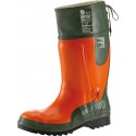 Bottes forestières , SBE, Kl. 3,Taille 40,vert /orange