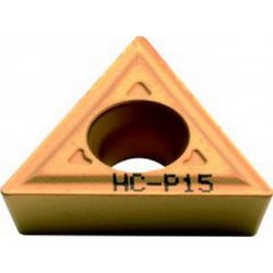 Plaquette amovible de fraisage ISO, Désignation : TCMT 16T308 WM MTM10, Rayon d'angle : 0,8 (Par 10)