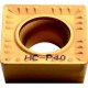 Plaquette amovible de fraisage ISO, Désignation : SCMT 120404 WM PTT20, Rayon d'angle : 0,4 (Par 10)