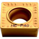 Plaquette amovible de fraisage ISO, Désignation : SCMT 120404 WM PTT35, Rayon d'angle : 0,4 (Par 10)
