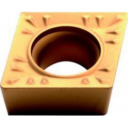 Plaquette amovible de tournage ISO, Désignation : CCMT 09T304 WM PTT20, Rayon d'angle : 0,4 (Par 10)