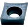 Plaquette amovible de tournage ISO, Désignation : CCGT 060204 Alu KTE20, Rayon d'angle : 0,4 (Par 10)