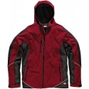 Veste Softshell INDUSTRY rouge/noir,Taille XXXL