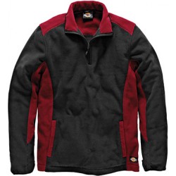 Pull polaire INDUSTRY rouge/noir .,Taille XXXL