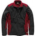Pull polaire INDUSTRY rouge/noir .,Taille XXXL