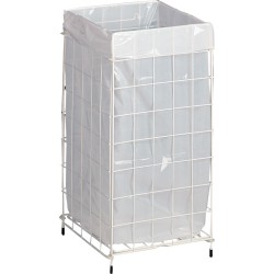 Panier linge serviette blanc