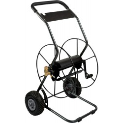 Dévidoir mobile pour tuyau 3/4" - Tuyau 85m, Roue gonflable