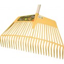 Rateau a feuille 2 en 1 ,jaune