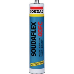 Soudaflex 40FC Mastic colle PU 310ml gris (MDI) SOUDAL (Par 12)