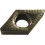 Plaquette amovible de tournage ISO, Désignation : DCGT 070202 AL N 5010, Rayon d'angle : 0,2 (Par 10)