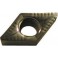 Plaquette amovible de tournage ISO, Désignation : DCGT 11T304 AL KNH 5010, Rayon d'angle : 0,4 (Par 10)