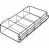 Type de tiroir de remplacement Typ E H64xB279xT153 mm