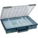 Mallette à compartiments plastique assortiment 55 4x8-15 bleu raaco 1 PCS