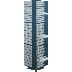 Tour piv.p.12 rangements sÃ©rie 15 680x680x1760mm RAACO