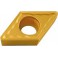 Plaquette amovible de tournage ISO, Désignation : DCMT 070204 M PMK 5025, Rayon d'angle : 0,4 (Par 10)