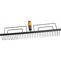 Fiskars 135514 QuikFit Rateau a feuille 57 cm avec tete en Acier (Par 2)