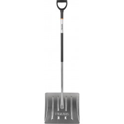 Fiskars Pelle à neige avec manche 153 cm et tête 46,5 cm en aluminium