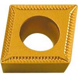 Plaquette amovible de tournage ISO positive 7°, Désignation : CCMT 060204 F PMK 5025, Rayon d'angle : 0,4 (Par 10)