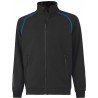 Gilet Sweat de travail Chelsea FullZip,Taille XL, noir