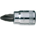 Douille male carré 1/4"PH2 Bahco