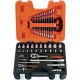 Coffret de douilles 1/4"+1/2"41 pièces S410 Bahco