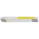 Mètre pliant hêtre 2m jaune-blanc HULTAFORS 1 PCS