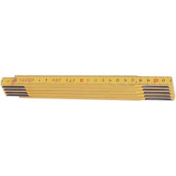 Règle pliante bois - jaune 2mx17mm Hultafors