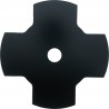 Universal BBO002 Lame de débroussailleuse 4 dents Ø 25,5 cm