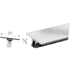 Porte DBS joint inférieur Nr.0307091 aluminium 100cm