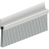 Bas de porte en aluminium avec brosse IBS 50 100cm