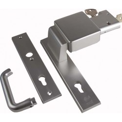 Poignée porte F1, rs, PZ/92mm avec clé de sécurité