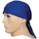 Foulard tissu ignifugé bleu