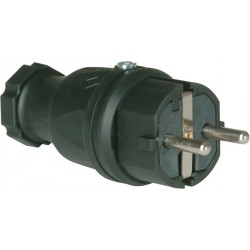 Connecteur 2p+IP44 caoutchouc 16A/230V