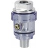 Lubrificateur d'air comprimé avec filetage interne et filetage 1/4 ", 42585