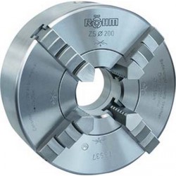 Mandrin à 4 mors ZG n° 415, Taille Ø : 160 mm, Cône court KK 5, Ø de trou traversant E 42 mm, Vitesse max. : 3600 tr/mn