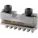 Mors de mandrin de tours, 3 mors, mors de base avec vis de fixation, Taille : 160 mm, Long. A 65 mm, Larg. : du tenon B - 0,05 7,94 mm