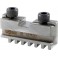 Mors de mandrin de tours, 4 mors, 4 mors, mors de base avec vis de fixation, Taille : 160 mm, Long. A 65 mm, Larg. : du tenon B -0,05 7,94 mm
